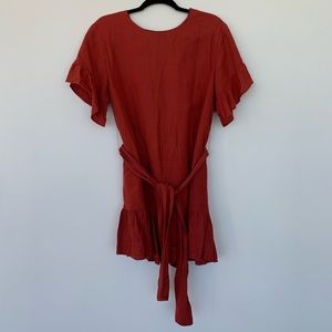 Urban outfitters rust/burnt orange summer dress.